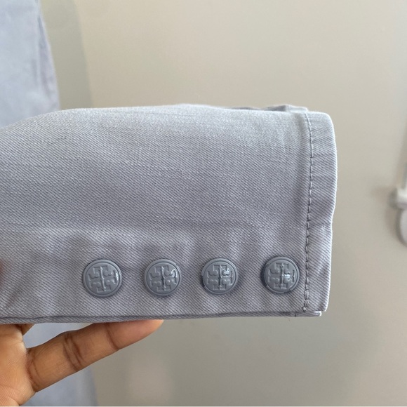 Tory Burch Women's Grey Cropped Pants Size 31 - Picture 4 of 6